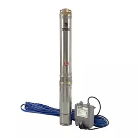 Насос скважинный DWC-4-80 центробежный, диаметр 4", 1500 Вт, 5700 л/ч, напор 80 м Denzel