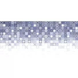 настенная плитка hammam 44х20 голубой рельеф hag451d