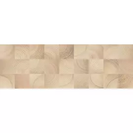 Настенная плитка Шиен 3Д 25х75 Бежевая