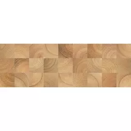 Настенная плитка Шиен 6 Д 25х75 Бежевая
