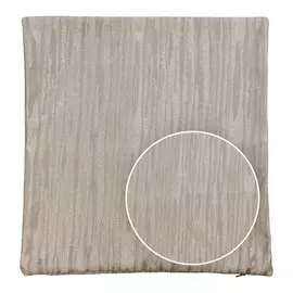 Наволочка декоративная на молнии 40*40см, жаккард 3982-01, бежево-коричневый