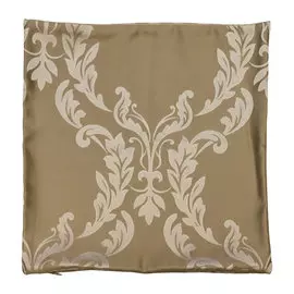 Наволочка декоративная на молнии 40*40см,жаккард 60917/03207-003, бежево-коричневый