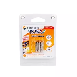 неодимовый магнит - диск 5х2мм, 90шт, forceberg 9-1212024-090