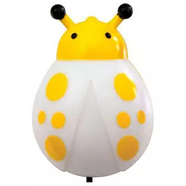 Ночник Божья коровка желтый FERON FN1155 4 LED 1W 230V