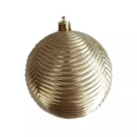 новогоднее подвесное украшение, золотой шар/ 8x8x8см арт.87351
