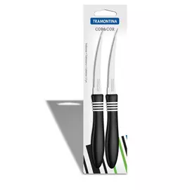 Нож Cor&amp;Cor для помидоров/цитрусовых, 12,5 см черный, 2 шт.