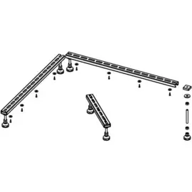 ножки для душевого поддона riho basel 451 (r55) 6 опор 207115