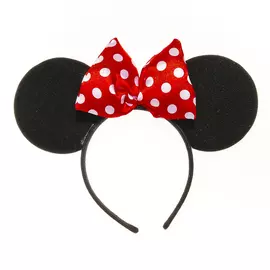 Ободок карнавальный УШКИ МИНИ, 13см, пластик, полиэстер