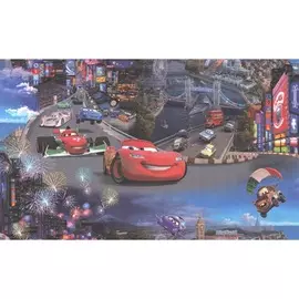обои 10113-01 ovk design disney ovk design disney тачки винил на флизе 1.06x10, сюжет, многоцветный