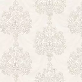 обои 1157-00 eurodecor botticelli винил на флизе 1.06x10, дамаск, белый