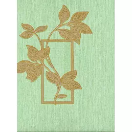 Обои 11СБ2 Ноктюрн 71 винил 0,53*10,05м цветы, зеленый