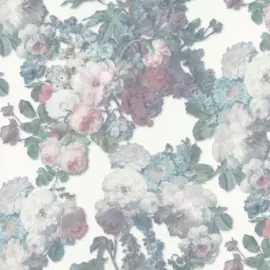 обои 12081-01 elle эрисманн винил на флизе 1,06*10,05м флористика белый