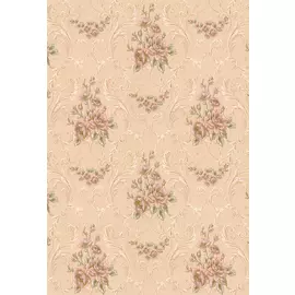 Обои 1358-25 Палитра винил 0,53*10,05м цветы, коричневый