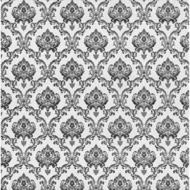 обои 1424-21 vilia империал флизелин 1.06x10,05м дамаск темно-серый
