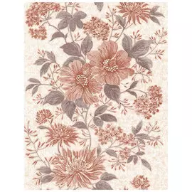 Обои 2935-3 Эрисманн винил на флизе 1,06*10м цветы, коричневый