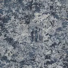 обои 33812 prima italiana giardini флизелин 1.06x10,05м города синий