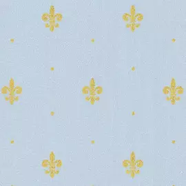 Обои 45-083-04 ART Fleur-de-lis винил на флизе 1,06*10м фон, голубой