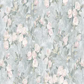 обои 60069-05 erismann винил на флизе 1.06x10.05м цветы бежевый