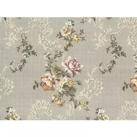 Обои 6631R Sonetto флизелин 1,06*10м цветы, серый