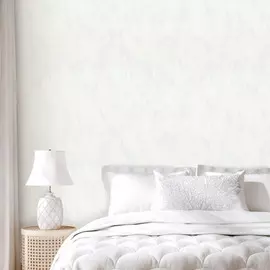 обои 7150-00 euro decor camelia флизелин 1.06x10,05м однотонный белый