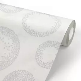 обои 7175-00 euro decor argentum флизелин 1,06*10,05м геометрия белый