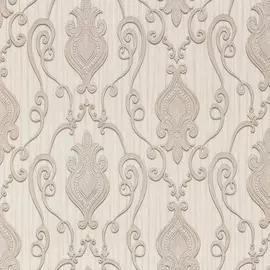 обои 75037-28 walldecor винил на флизе 1.06x10.06, дамаск, бежевый