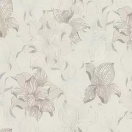 обои 75112-12 wall decor азалия флизелин 1.06x10,05м флористика бежевый