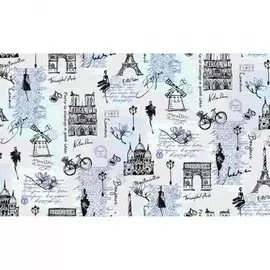 обои 889154 startdeco париж винил на флизе 1.06x10, города, фиолетовый