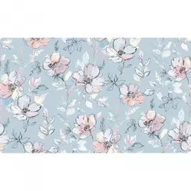 обои 889334 victoria stenova samanta винил на флизе 1.06x10.5м флористика голубой
