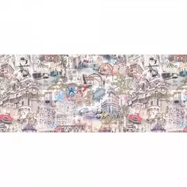 обои 889435 victoria stenova мерси флизелин 1.06x10,06м города фиолетовый