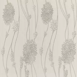 Обои 90036-12 Vog Collection Цветы винил на флизе 1.06x10.05, цветы, белый