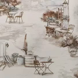 обои 901703 элизиум ницца винил на бумаге 0.53x10, сюжет, многоцветный