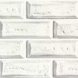 обои 9051-11 monte solaro real kirpichi винил на флизе 1.06x10.05 под кирпич белый
