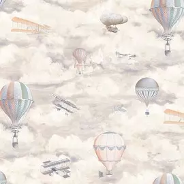обои 9070-11 monte solaro balloon флизелин 1.06x10,05м детские/подростковые многоцветный