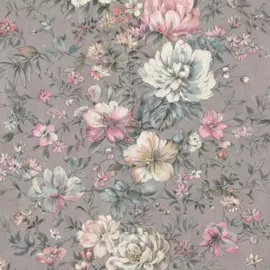 обои 9093-23 euro decor garden флизелин1,06*10,05 флористика серый