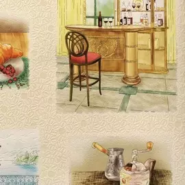 обои 95024 elysium марсель винил на бумаге 0.53x10,05 сюжет, желтый