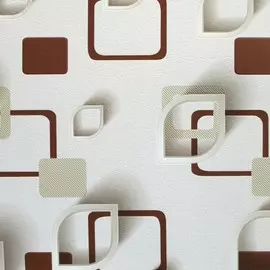 обои 96901 elysium геометрия винил на бумаге 0.53x10, геометрия, белый/коричневый