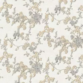 Обои 988368 VICTORIA STENOVA Валенсия винил на флизе 1,06*10,05м, цветы, Белый