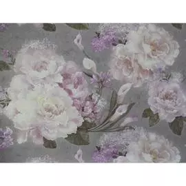 обои е101904 elysium корделия флизелин 1.06x10,06м флористика серый