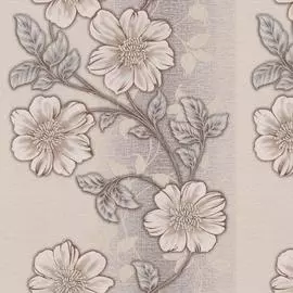 обои fm31055-28 палитра family винил на флизе 1.06x10.06, флористика, коричневый