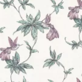 обои hc71541-16 homecolor colibri винил на флизе 1.06x10.05м флористика белый
