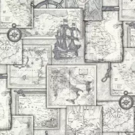 обои hc71694-41 homecolor флизелин 1,06*10,05м детские/подростковые серый