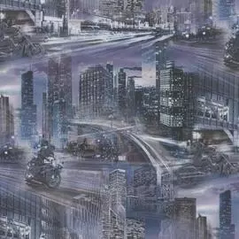 обои hc71745-64 homecolor motorbike флизелин 1.06x10,05м детские/подростковые синий