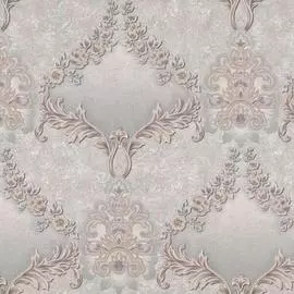 обои pl71636-26 палитра murano флизелин 1.06x10,06м дамаск серый
