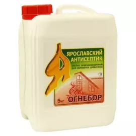 огнебиозащитный состав для древесины огнебор 2 группа тонированный 5кг