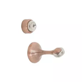 ограничитель дверной магнитный "стандарт" 102 ac, прямой, старая медь