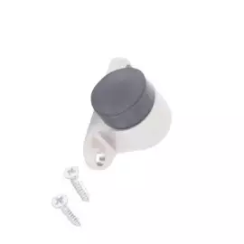 ограничитель дверной "стандарт" 8501 sn, пушка, матовый никель