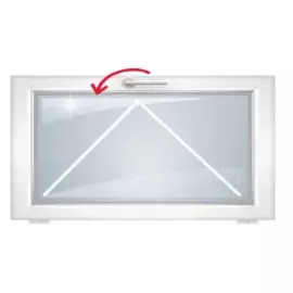 окно пвх whs 60 одностворчатое откидное,однокамерный стеклопакет 70 x 50 см