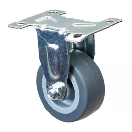 Опора колесная неповор.на площ. 50мм полиам/резин