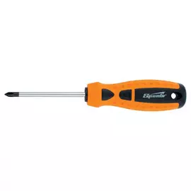 отвертка ph1*100мм крестовая с двухкомпонентной ручкой sparta 11775